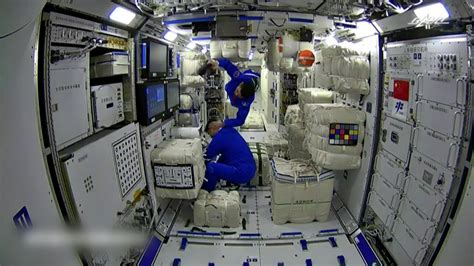 Shenzhou 12 Astronauts Enter Space Station Core Module Cgtn