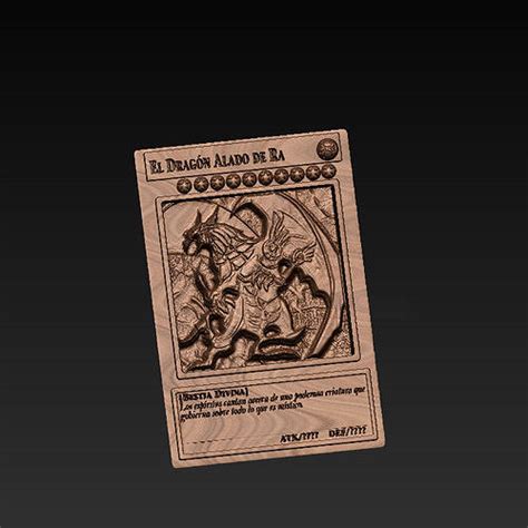 The Winged Dragon Of Ra Card Yugioh El Dragon Alado De Ra Carta 3d