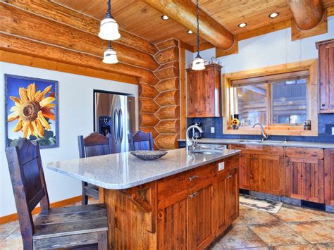 Log Home Kitchens North American Log Crafters