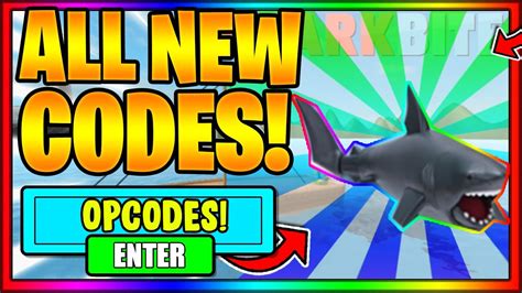 All New Sharkbite Codes 🦈op Codes🦈 Roblox Sharkbite Julyaugust