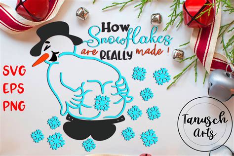 How Snowflakes Are Really Made Svg Graphic By Tanuscharts · Creative