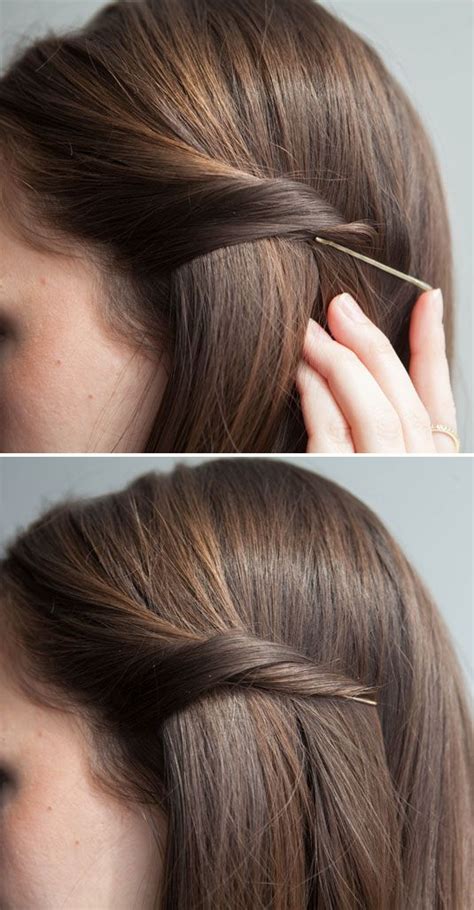 bobby pin hairstyles for school