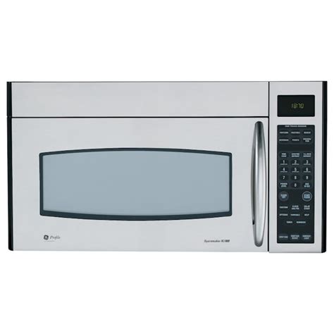 Ge Profile 18 Cu Ft Over The Range Microwave With Sensor Cooking