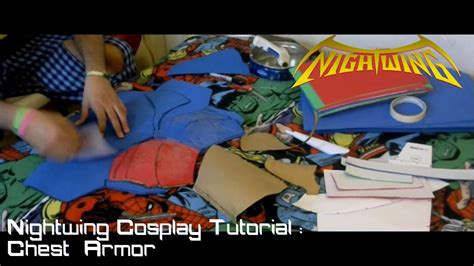 Nightwing Cosplay Tutorial Chest Armor Youtube