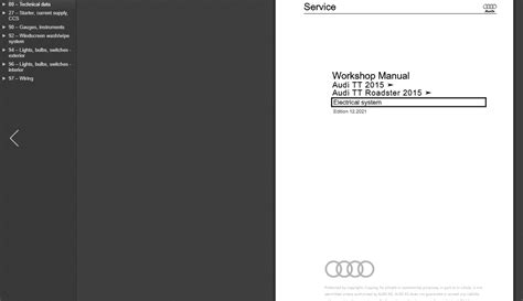 Audi 2023 Workshop Service Schematic Diagram Manual Pdf How To Install