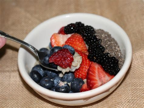 Teff Porridge With Mixed Berries And Chia Christys Cozy