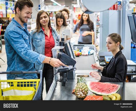 People Buying Goods Image And Photo Free Trial Bigstock
