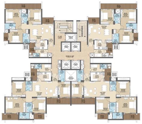 Puri The Aravallis 3 Bhk And 4 Bhk Floor Plan Layout And Design