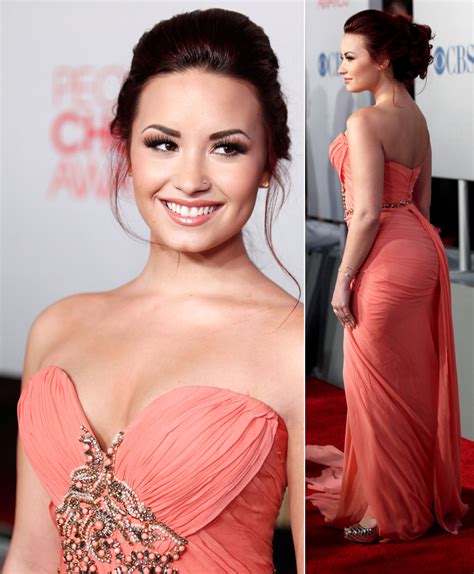 Demi Lovato S Marchesa Dress People S Choice Awards Stylefrizz Photo Gallery