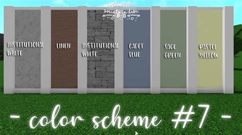 House Exterior Design Bloxburg Color Schemes