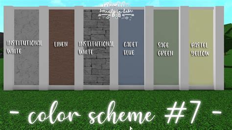 Bloxburg House Color Schemes Exterior F