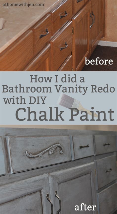 How to paint bathroom cabinets better homes gardens a vanity angie s list diy makeover with chalk by annie sloan you painting beginner guide chrissy marie blog love remodeled that will last the nuts your. Chalk Painting a bathroom vanity | At Home With Jen