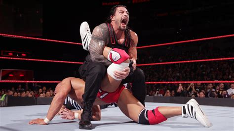 Roman Reigns Vs Jason Jordan Intercontinental Championship Match