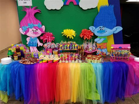 Trolls Birthday Party 1st Birthday Party For Girls Troll Party