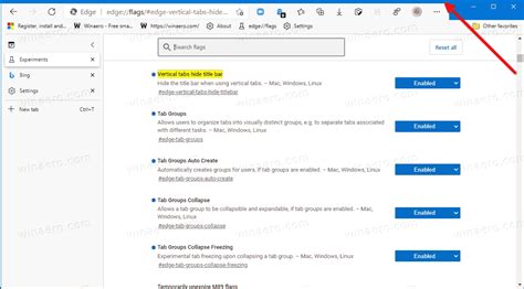 How To Hide Vertical Tab Title Bar In Microsoft Edge Images
