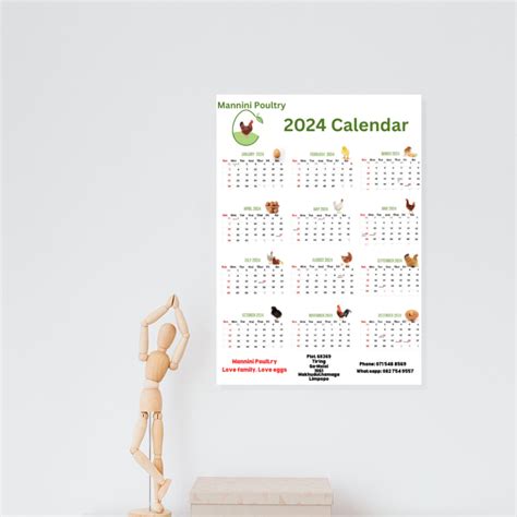 2024 Calendar Printable For Businesses And Individuals With Option Of