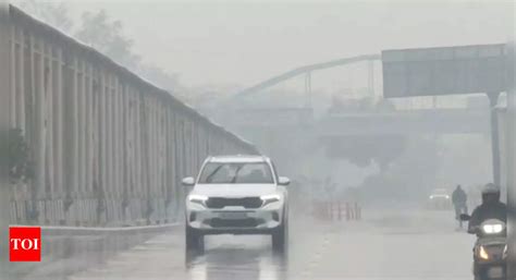 Parts Of Delhi Ncr Receive Morning Rain Mercury May Decline From