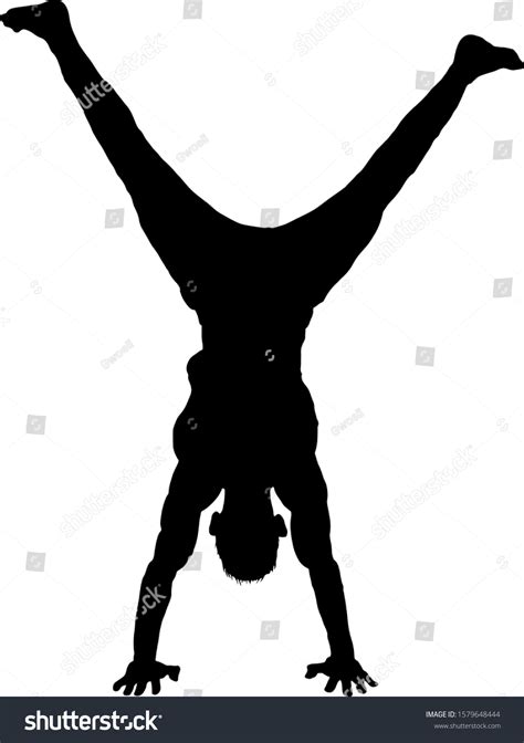 1054 Gymnast Handstand Silhouette Images Stock Photos And Vectors