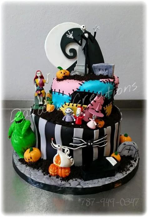 I saw this sweet nightmare before christmas cake when my instagram friend @ashesbashes posted a pic of it and i knew i had to share it! Nightmare Before Christmas - CakeCentral.com