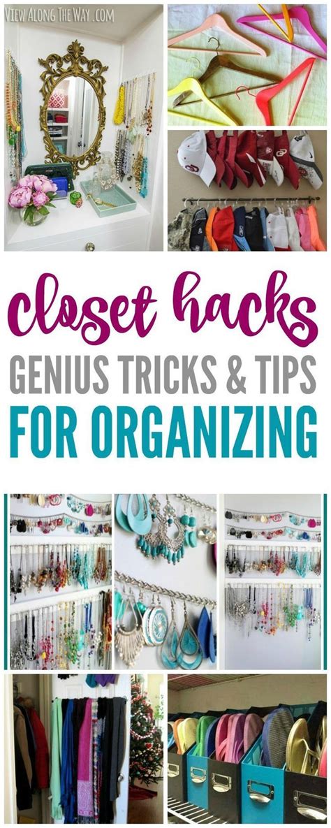 When cleaning and organizing my closet, i empty everything out and toss or having it handy makes it easy to come up with a new way to tie a scarf as i am getting dressed. Easy Closet Hacks! The best way to organize and de-clutter ...