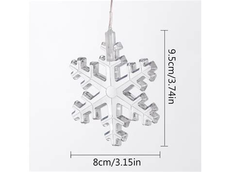 Solar Colorful Snowflake Wind Chimes Outdoor Led Changing Light Color