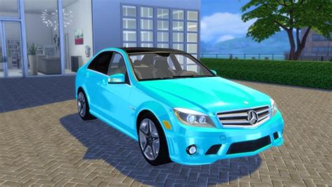 Oceanrazr Mercedes Benz C63 Amg 2010 Update • Sims 4 Downloads