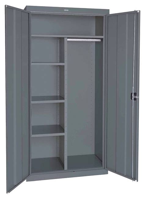 Sandusky Commercial Storage Cabinet Gray 72 In H X 46 In W X 24 In D Assembled 8ncm6