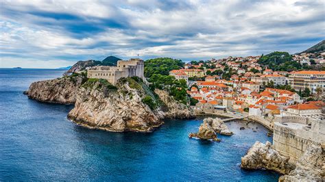Wallpaper Cities Croatia Castles Dubrovnik Coast Cliff 1920x1080