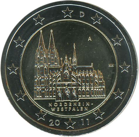 Alemania 2 Euros Conmemorativa 2011 Moneda En Circulación