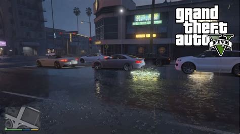 Gta 5 Ps4 First Person Heavy Rain Weather Gameplay Gta 5 Ps4