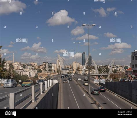 Abdoun Bridge In Amman In January Stock Photo Alamy