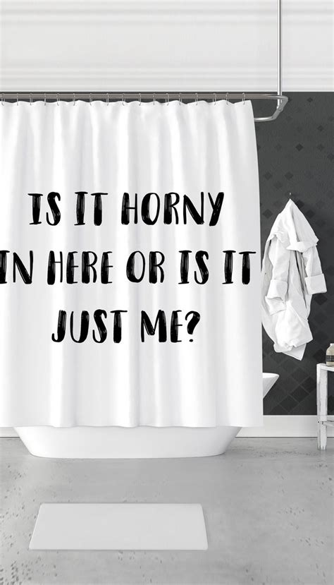 is it horny in here or is it just me shower curtain zen bathroom apartment bathroom bathroom