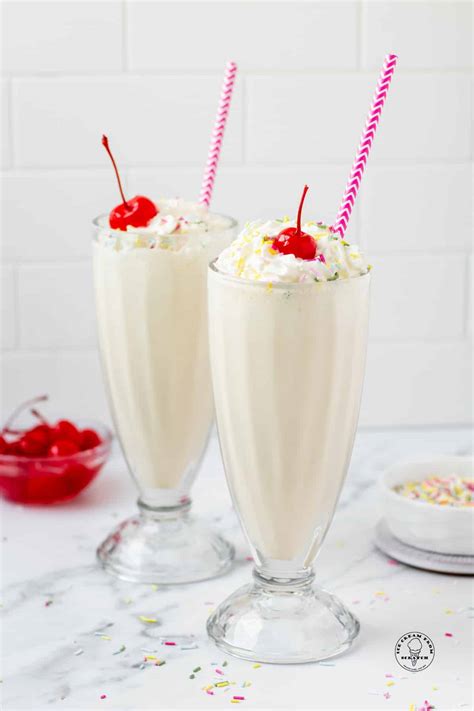 Thick Vanilla Milkshake Recipe With Ice Cream Maker Deporecipe Co