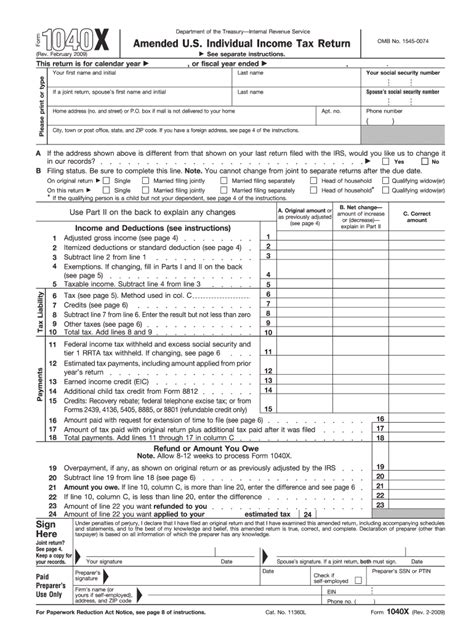 1040x Form Fill Out And Sign Printable Pdf Template Signnow