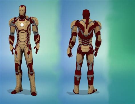 Iron Man Mark 42 Suit By G1g2 At Simsworkshop Sims 4 Updates