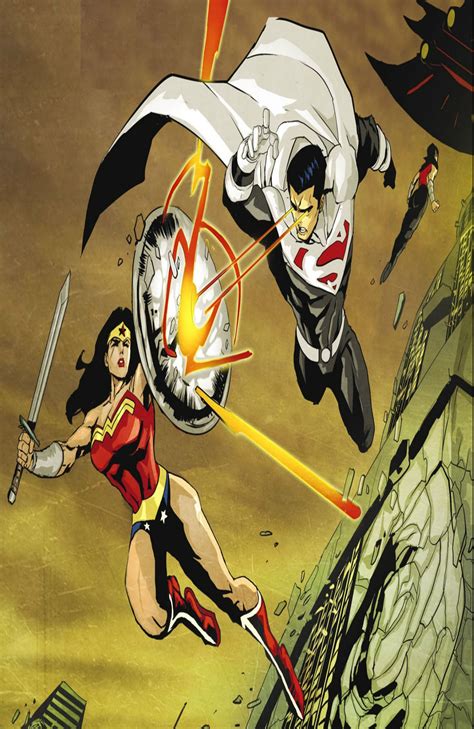 Wonder Woman Vs Justice Lord Superman Dc Comics Fan Art 36962970