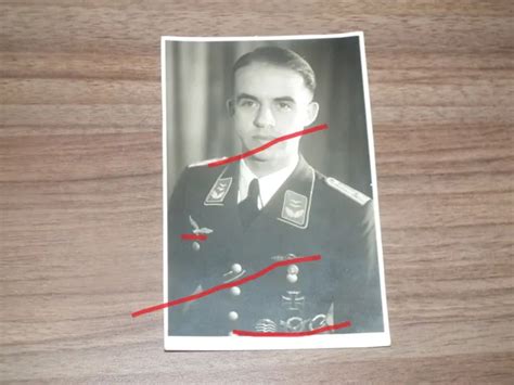 Portraitfoto Wehrmacht Luftwaffe Mit Orden Frontflugspange