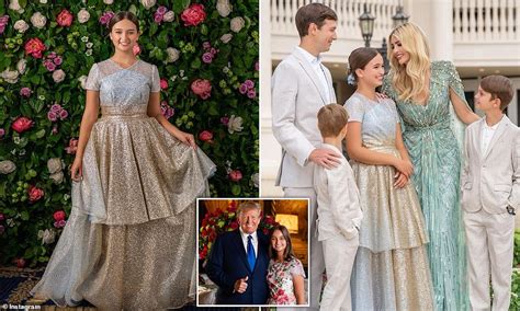 Ivanka Trump Dons 5000 Jenny Packham Gown For Daughters Celebration