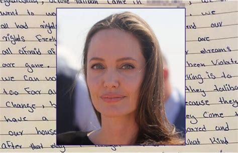 Angelina Jolie Joins Instagram To Share Letter From ‘scared Afghan Girl