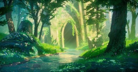 Zelda Forest Temple By Samuel Sheath