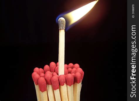 Lit Match With Unlit Matches Free Stock Images And Photos 3106970