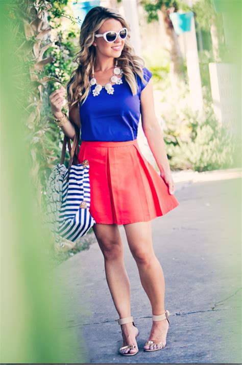 Outfit Inspiration Red White And Blue Edit By Lauren