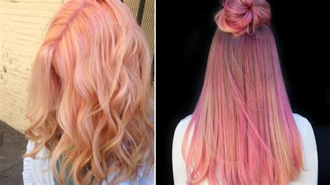 photos of pink lemonade hair prove instagram s coolest color trend is so refreshing