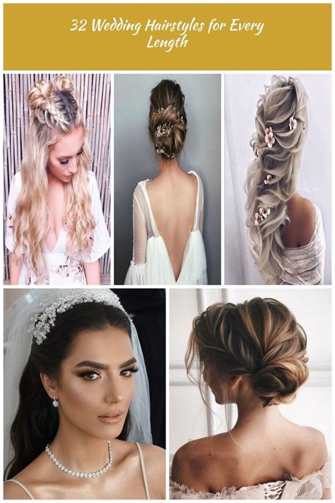 32 Wedding Hairstyles For Every Length With Images Hair Styles
