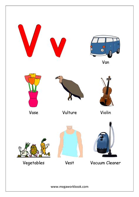 What Words Start With V For Kindergarten Eugene Glovers Kindergarten