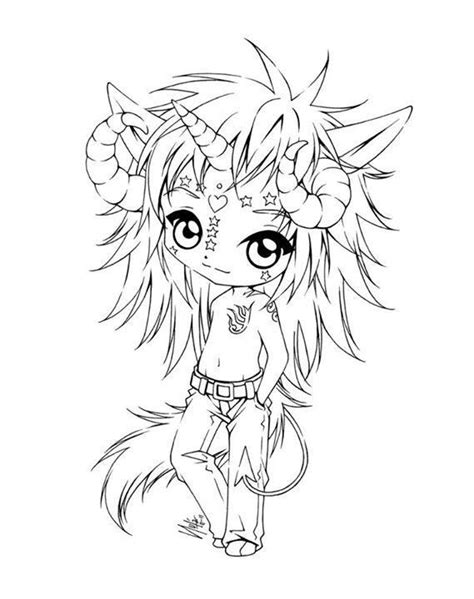 Pin By Natalie Godfrey On Coloriage Chibi Coloring Pages Animal