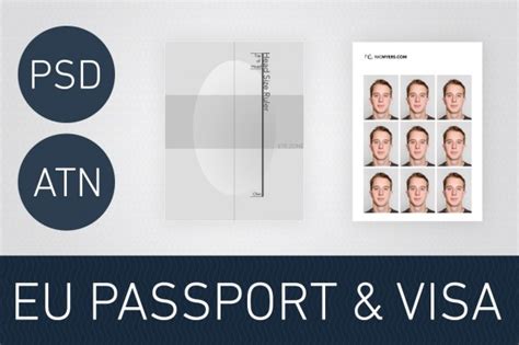 Photoshop Passport Photo Template Eu Version