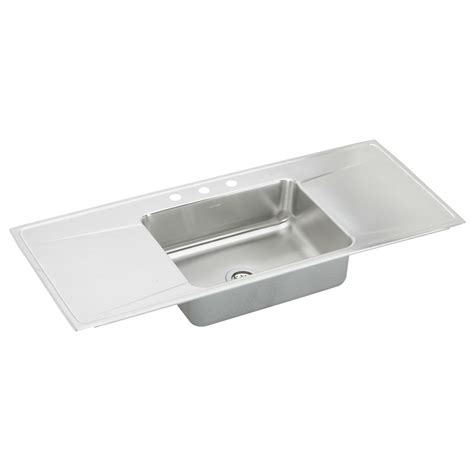 May 09, 2020 · the added drainboard adds extra functionality while the sleek design means you can incorporate it into any kitchen color scheme. Elkay Lustertone 22-in x 54-in Stainless Steel Single ...