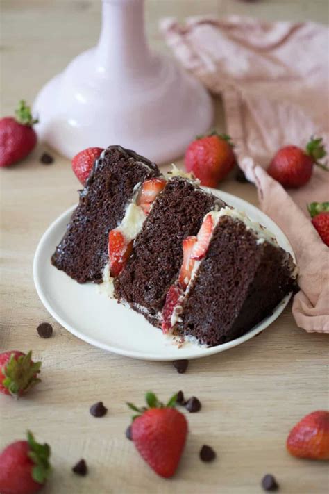 If you occasionally bake, you probably by the way, if you need a layer cake with these same flavors, you'll enjoy my fresh berry cream cake. Chocolate Strawberry Cake | Preppy Kitchen
