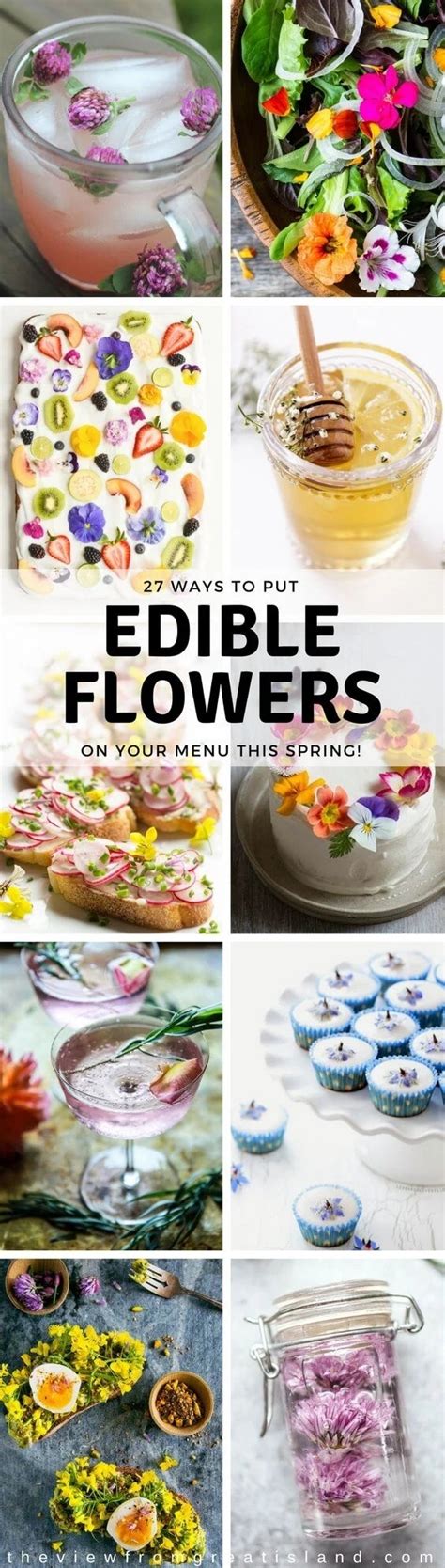 27 Edible Flower Recipes To Freshen Up Your Spring Menu The View From
